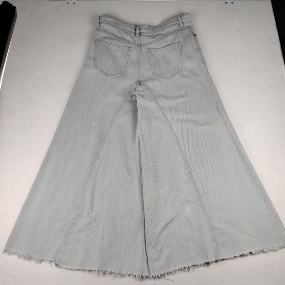 Free People We The Free Wide Leg Flare Jeans Size Womans 29 - Picture 3 of 8